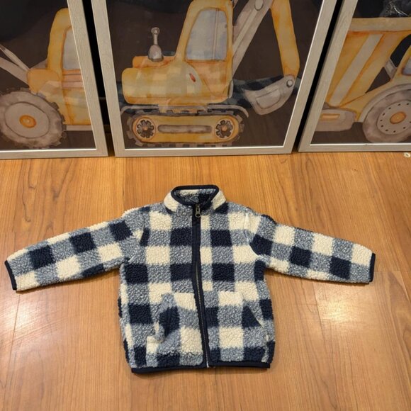 2T NEW Boys The Children's Place Sherpa Zipper Sweater Jacket - Picture 1 of 4